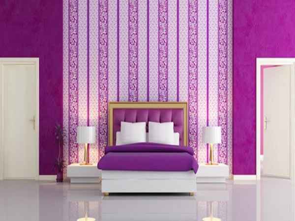 papel tapiz contoh gambar,violeta,púrpura,diseño de interiores,decoración,habitación