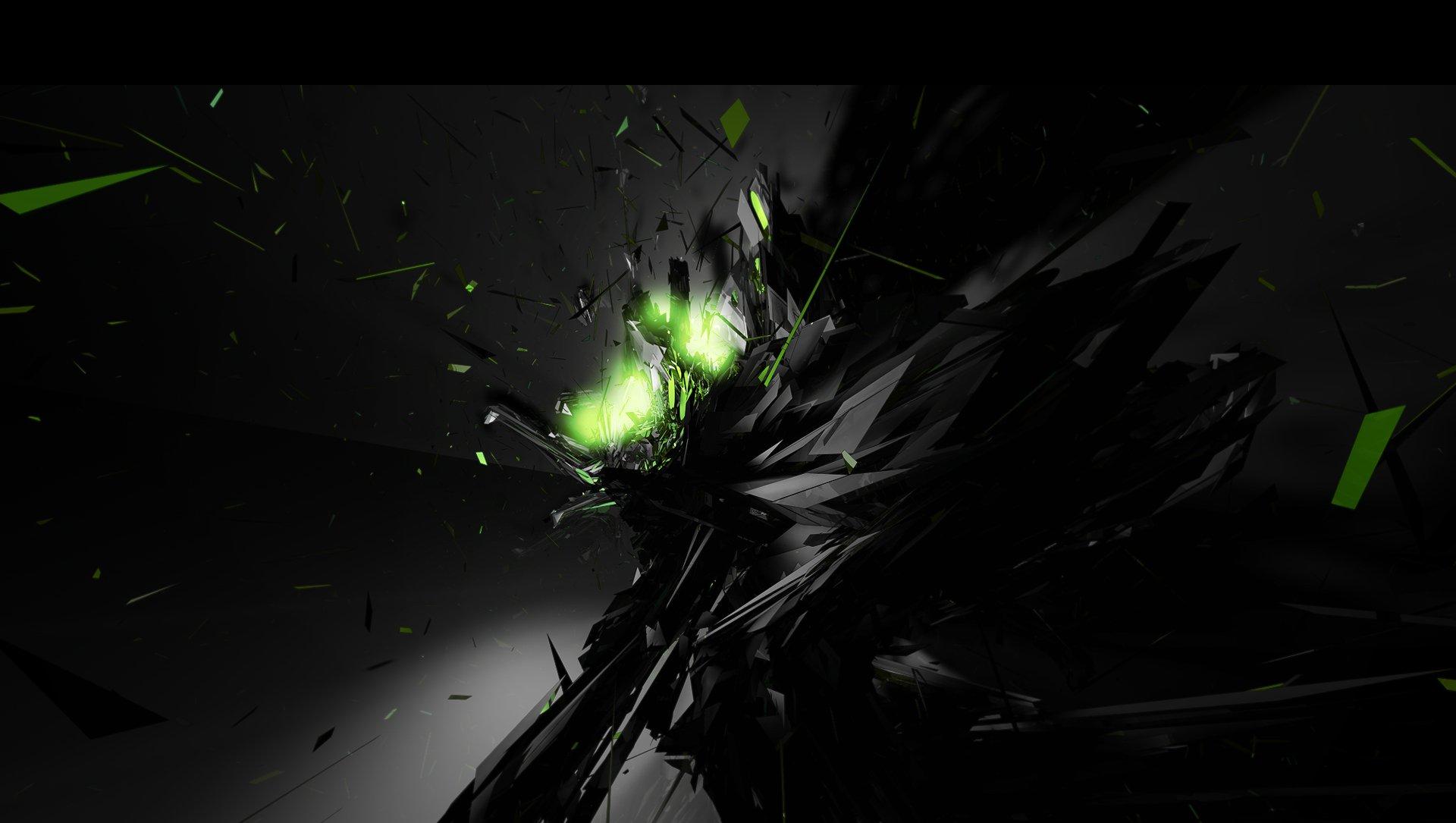 짙은 녹색 벽지 hd,초록,검정,어둠,pc 게임,그래픽 디자인