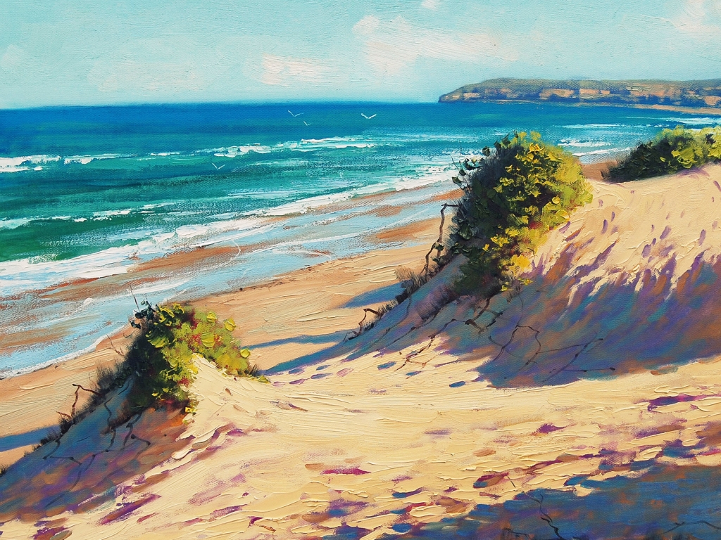 wallpaper lukisan,shore,coast,painting,watercolor paint,natural environment