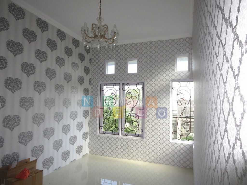 cara membuat wallpaper dinding dengan cat,property,room,interior design,wall,ceiling