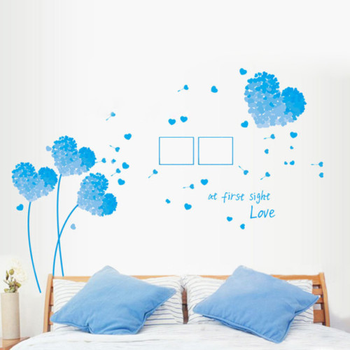 cara membuat wallpaper dinding dengan cat,wall sticker,turquoise,wall,room,font