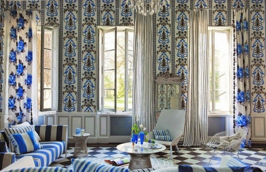 배경 루앙 타무 메와,방,커튼,인테리어 디자인,푸른,거실