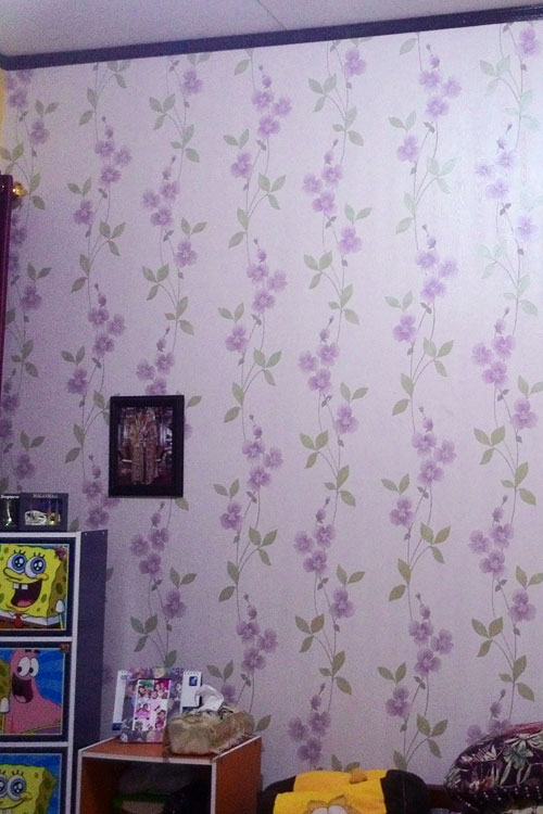 papel pintado motivo bunga,púrpura,violeta,pared,fondo de pantalla,habitación