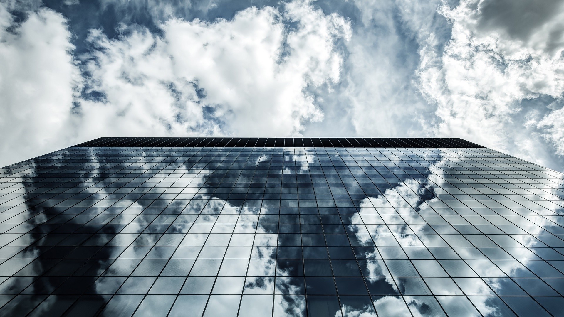 black ground wallpaper,sky,daytime,reflection,blue,architecture