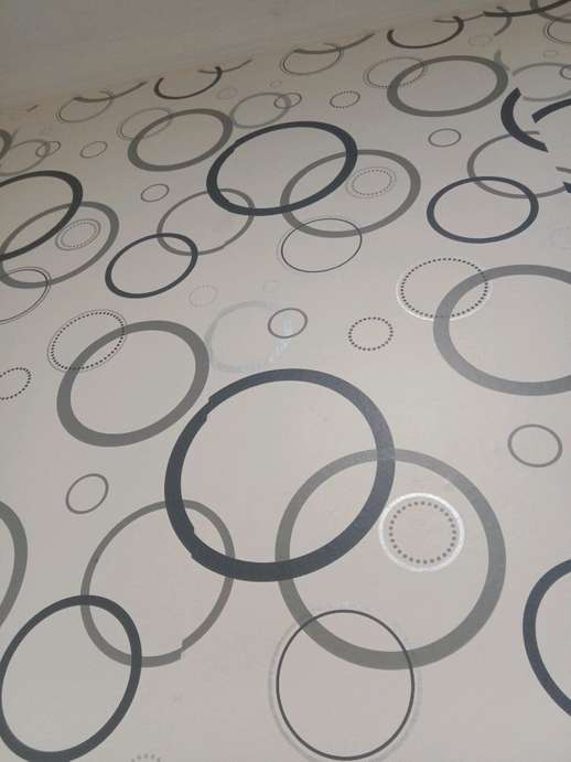 papier peint tendre kamar hitam putih,cercle,texte,modèle,police de caractère,conception