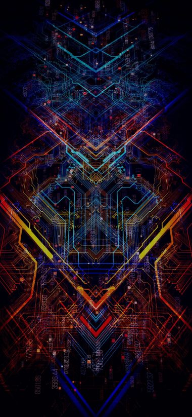 黒の画像の壁紙 パターン フラクタルアート 対称 設計 サイケデリックアート Wallpaperuse
