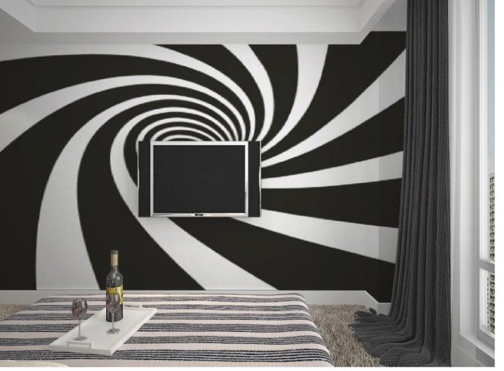 fond d'écran hitam putih keren,blanc,noir,noir et blanc,mur,chambre