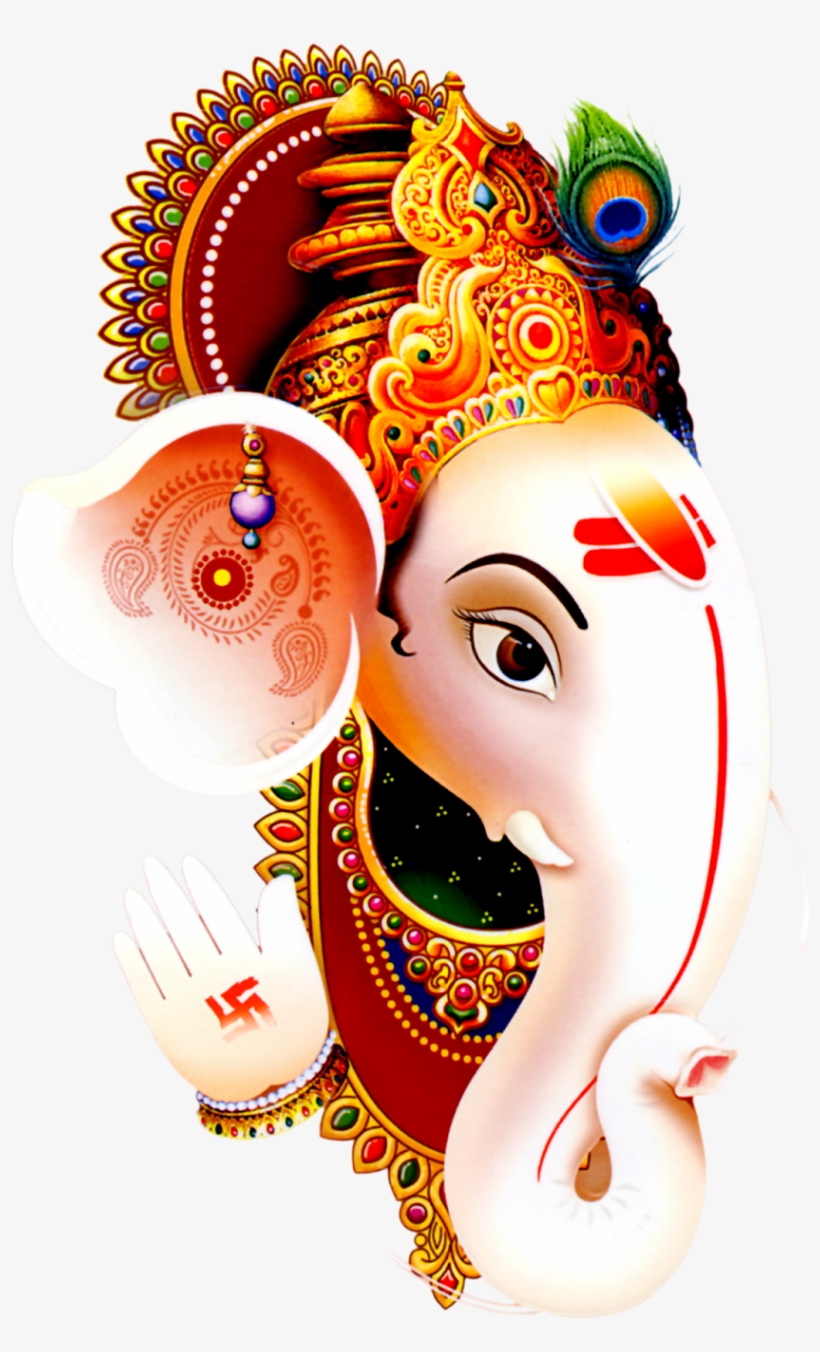 ganapathi hd fondo de pantalla descargar,ilustración,arte,elefante,elefante indio,oído