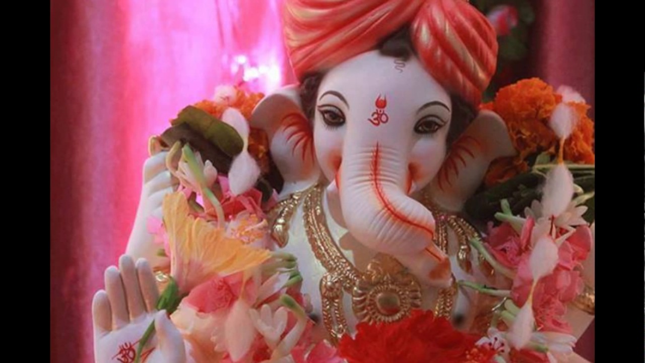ganapathi hd wallpaper download,pink,toy,plant,animation,flower