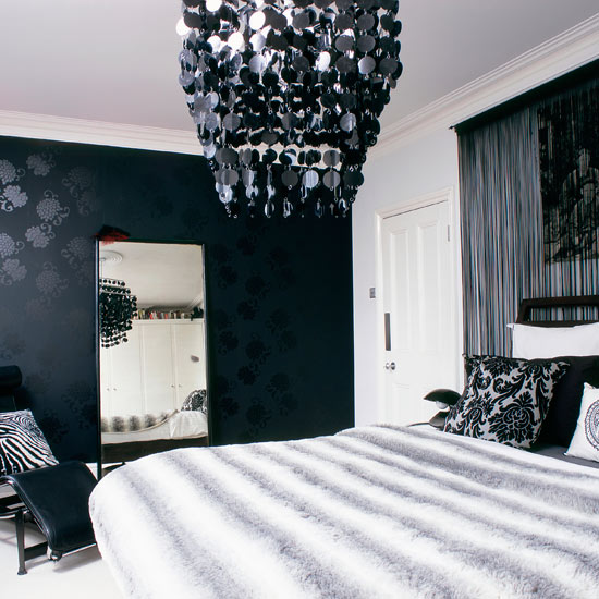 wallpaper hitam elegan,bedroom,room,black,white,black and white