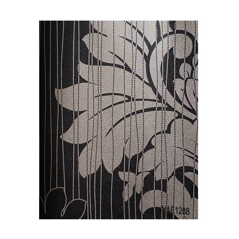 壁紙dinding hitam putih,葉,木,パターン,工場,黒と白