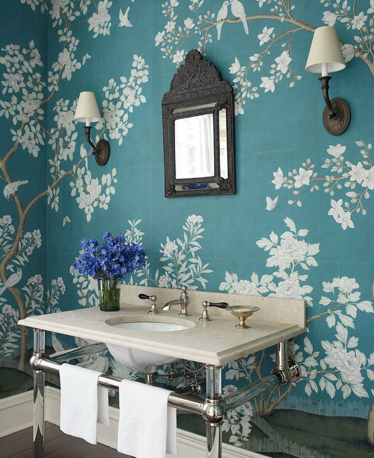 1 roll wallpaper berapa meter,room,blue,interior design,wall,turquoise