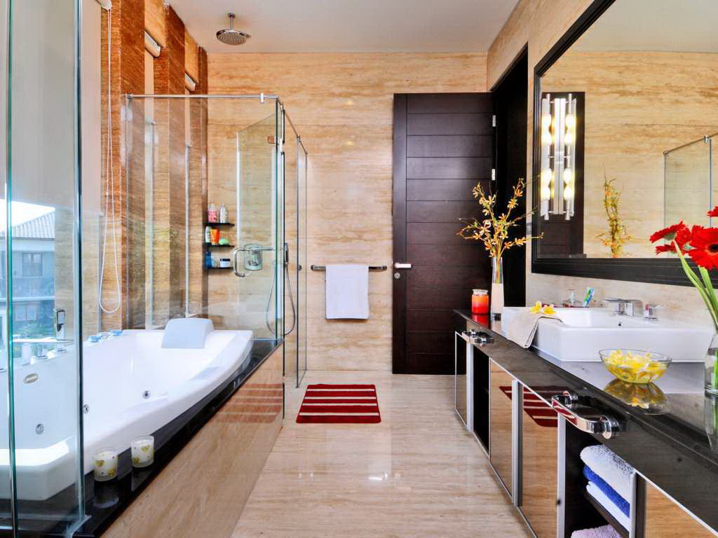 wallpaper dinding kamar mandi,bathroom,room,property,interior design,countertop