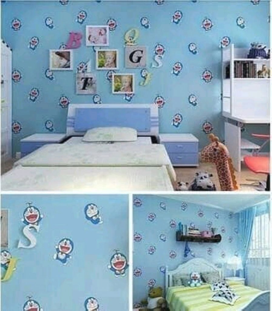 motif wallpaper tembok,product,room,bed sheet,wall,bedroom