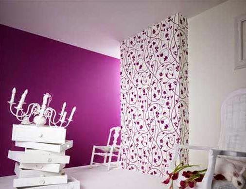 corak wallpaper,wall,room,purple,interior design,pink