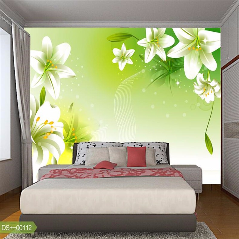 fondos de pantalla fijación 3d ruang tamu,naturaleza,verde,pared,habitación,pegatina de pared