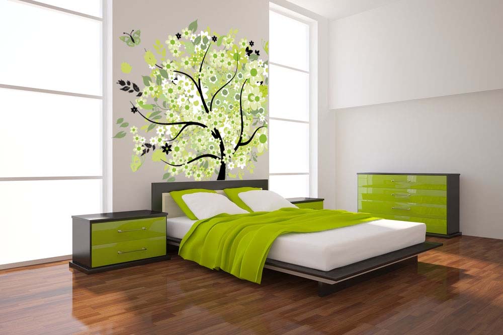 harga wallpaper dinding kamar tidur por metro,dormitorio,mueble,habitación,cama,diseño de interiores