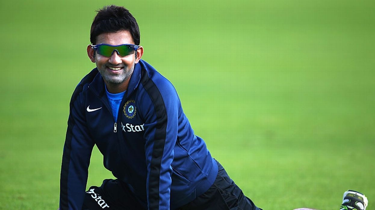 gautam gambhir fonds d'écran hd,joueur,entrainement sportif,criquet,herbe,lunettes