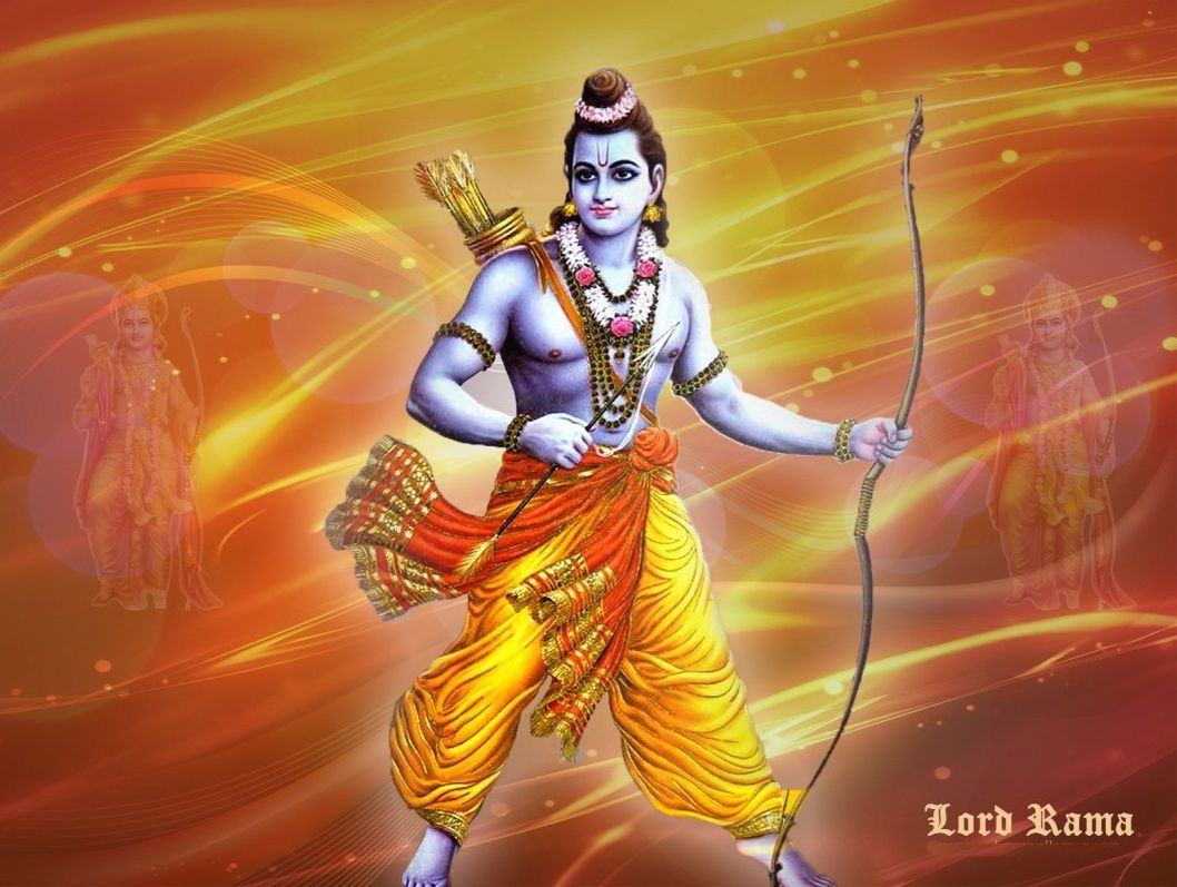 lord ram hd wallpaper,cg artwork,mythology,guru,fictional character,illustration