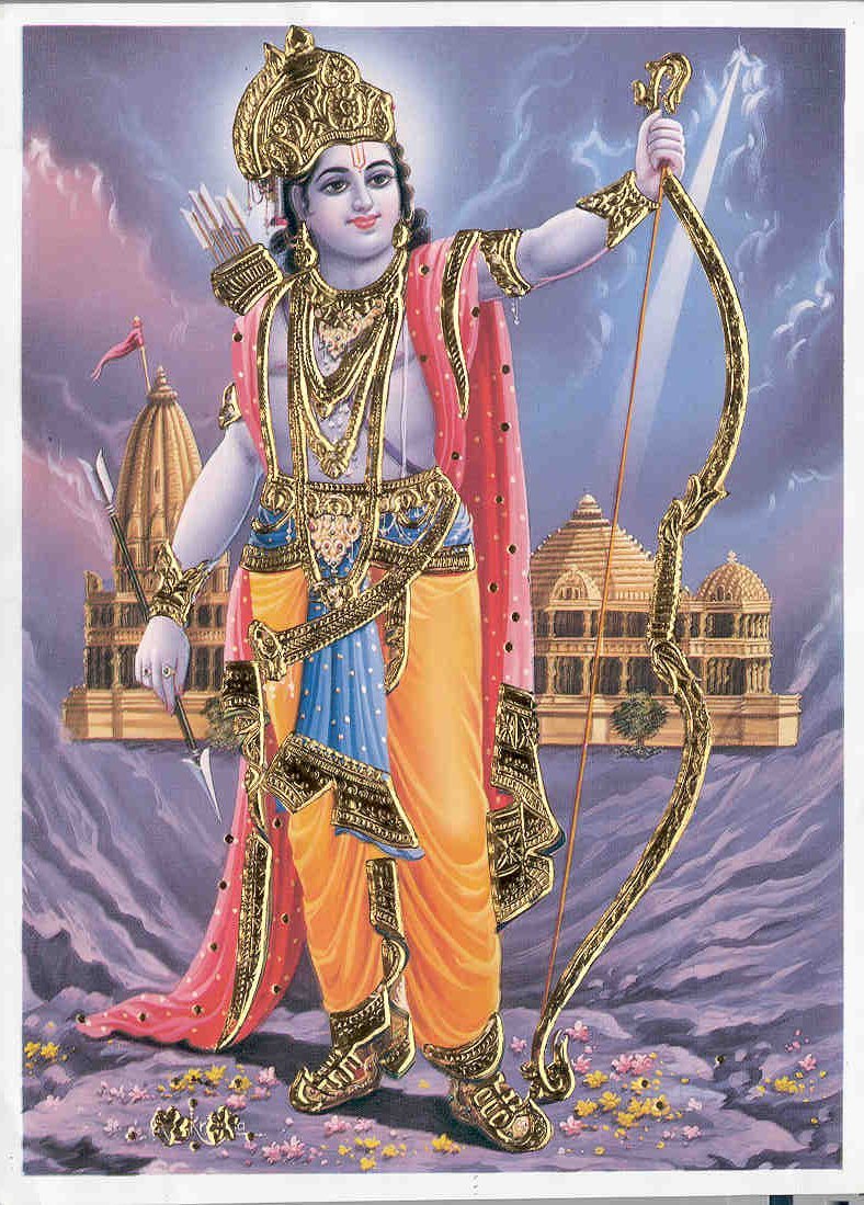 lord rama hd wallpaper für handys,mythologie,kunst,poster,gemälde,illustration