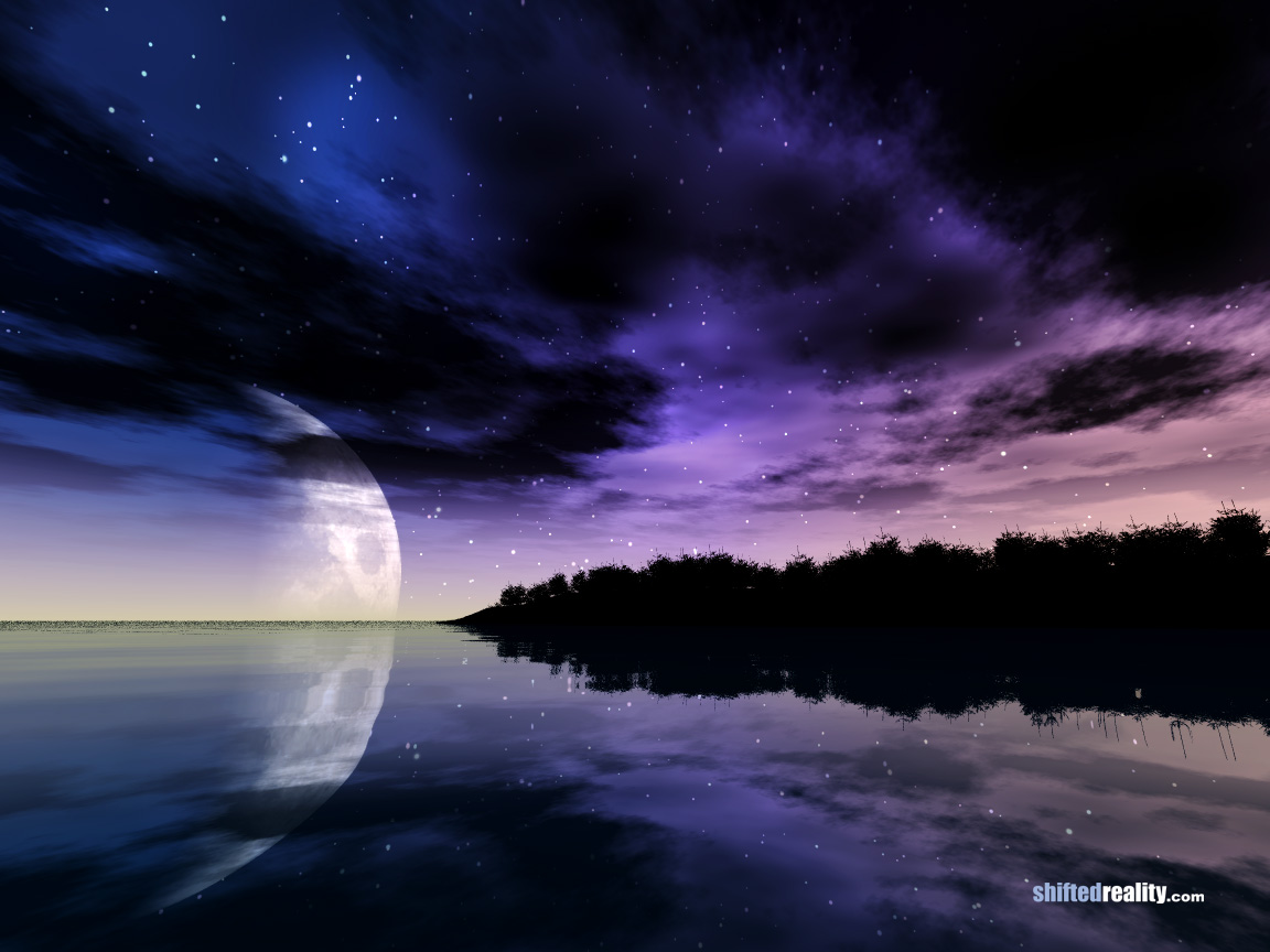 beautiful night sky wallpaper,sky,nature,reflection,natural landscape,atmosphere