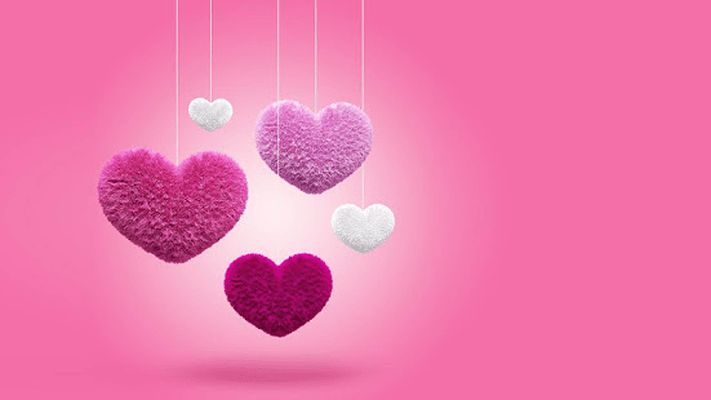 fluffy hearts live wallpaper,heart,pink,love,valentine's day,magenta