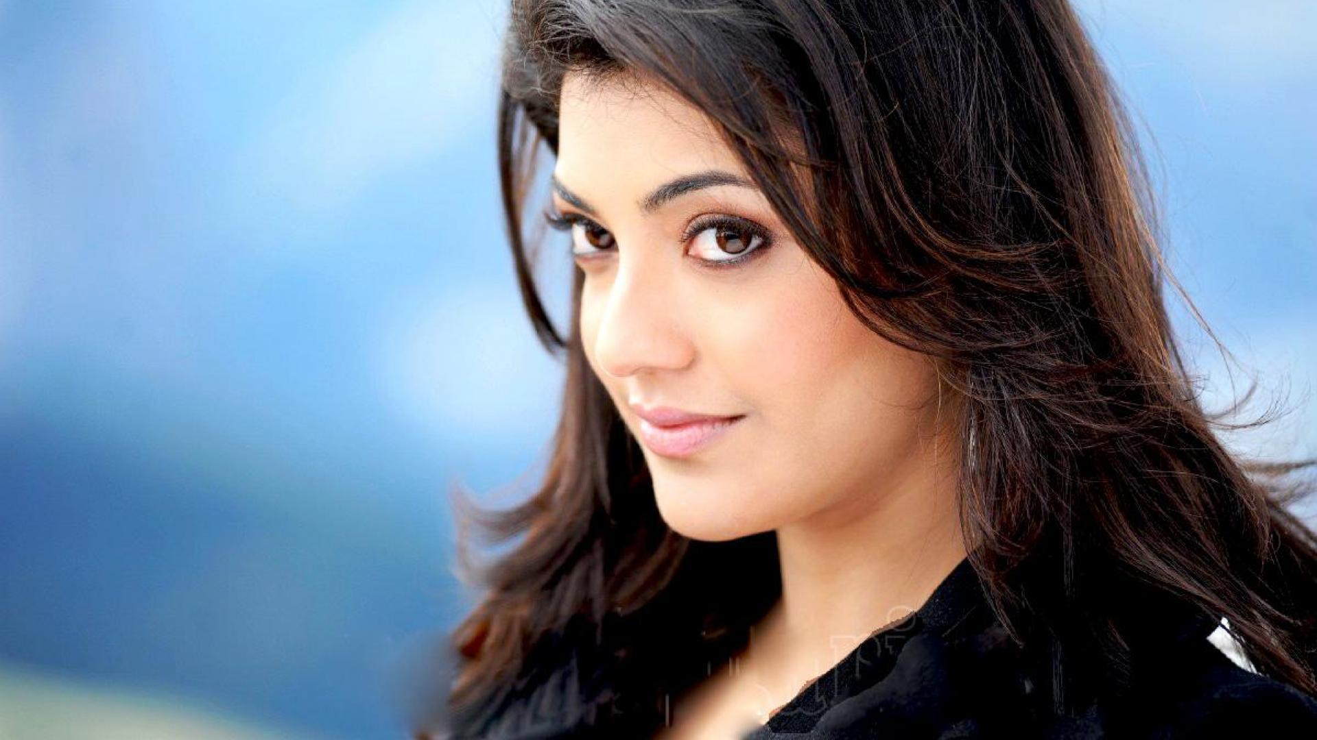 kajal agarwal hd pc wallpaper,hair,face,hairstyle,eyebrow,beauty