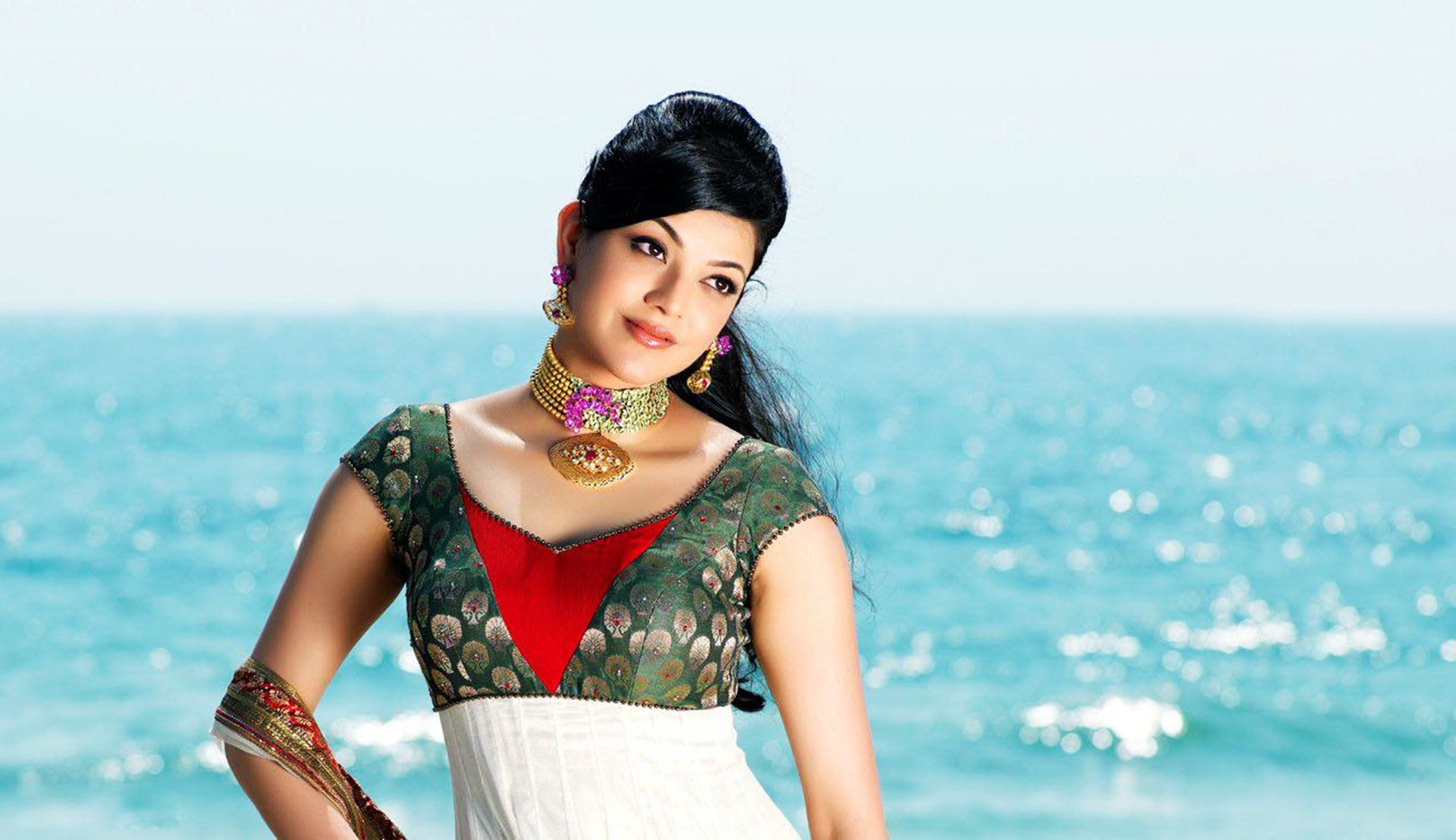 kajal agarwal hd pc wallpaper,photo shoot,beauty,photography,abdomen,cool