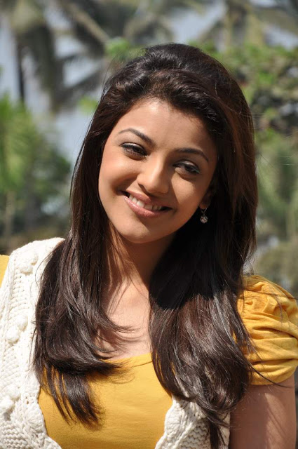 kajal agarwal wallpaper più recente,capelli,acconciatura,bellezza,sopracciglio,giallo