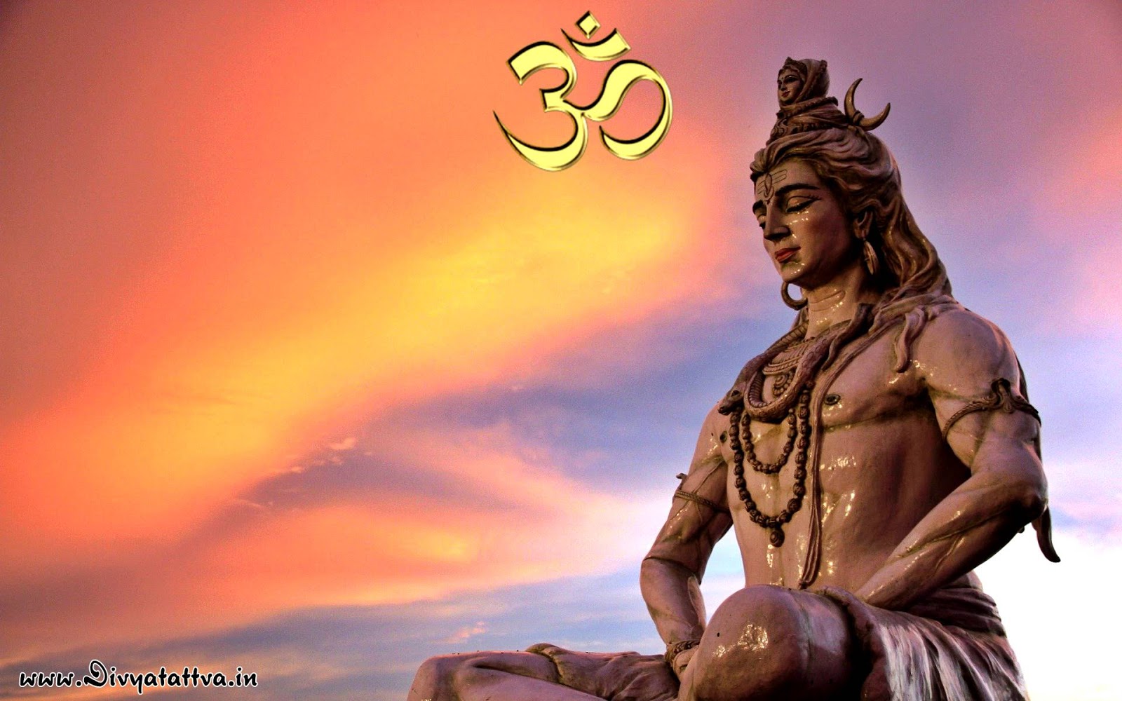 om sakthi wallpaper,statue,mythology,sky,fictional character,meditation