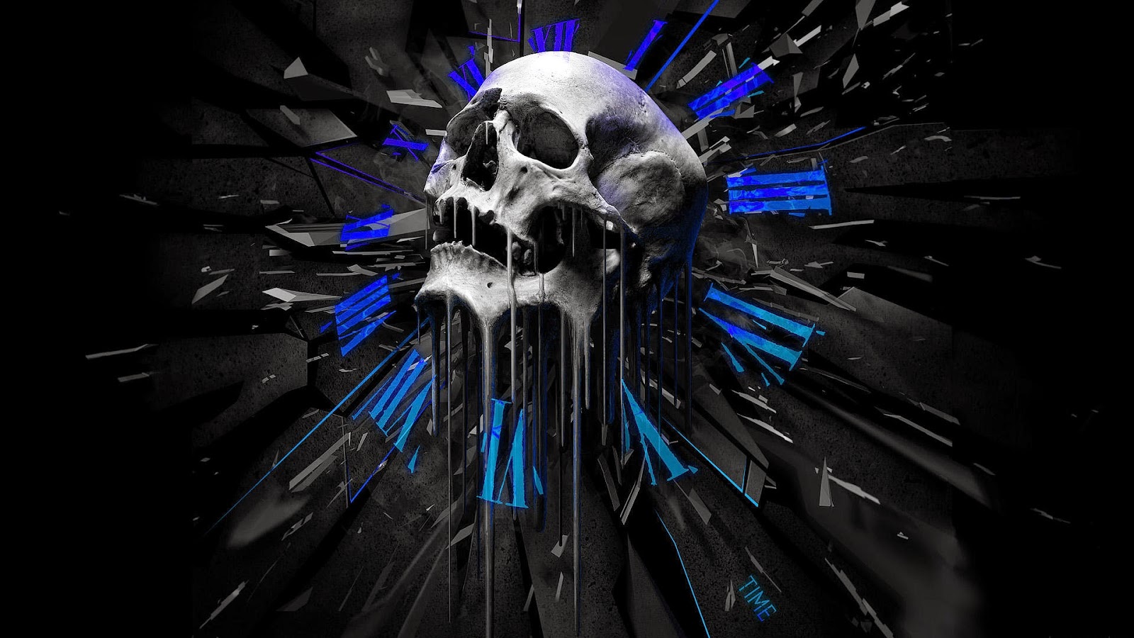 amma photos wallpapers,darkness,skull,graphic design,electric blue,fractal art