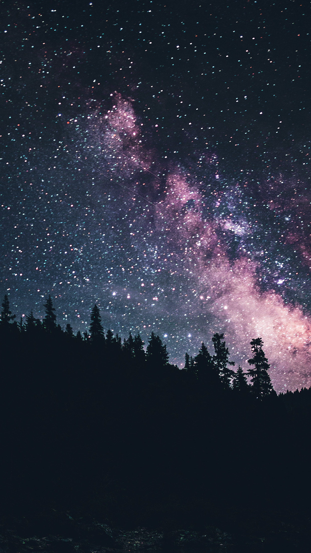 stars mobile wallpaper,sky,galaxy,atmospheric phenomenon,purple,astronomical object