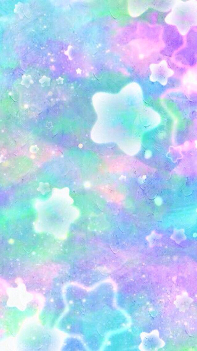 かわいい星の壁紙,緑,紫の,空,バイオレット,アクア