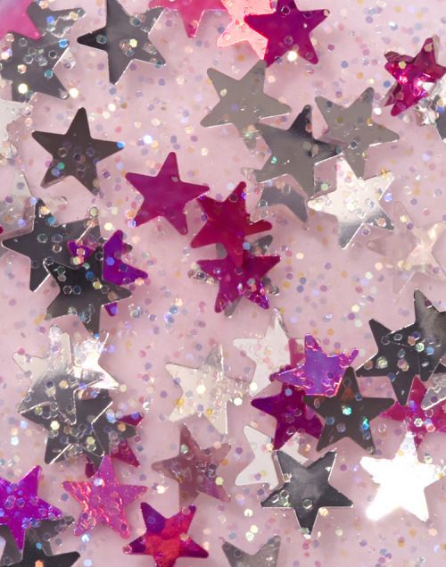 Pink Glitter Stars Background WallpaperUse
