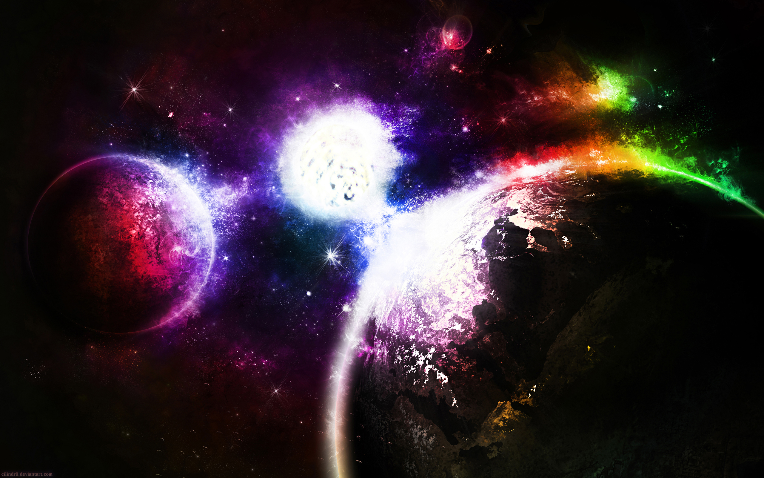 colorful space wallpaper,nature,outer space,astronomical object,nebula,universe