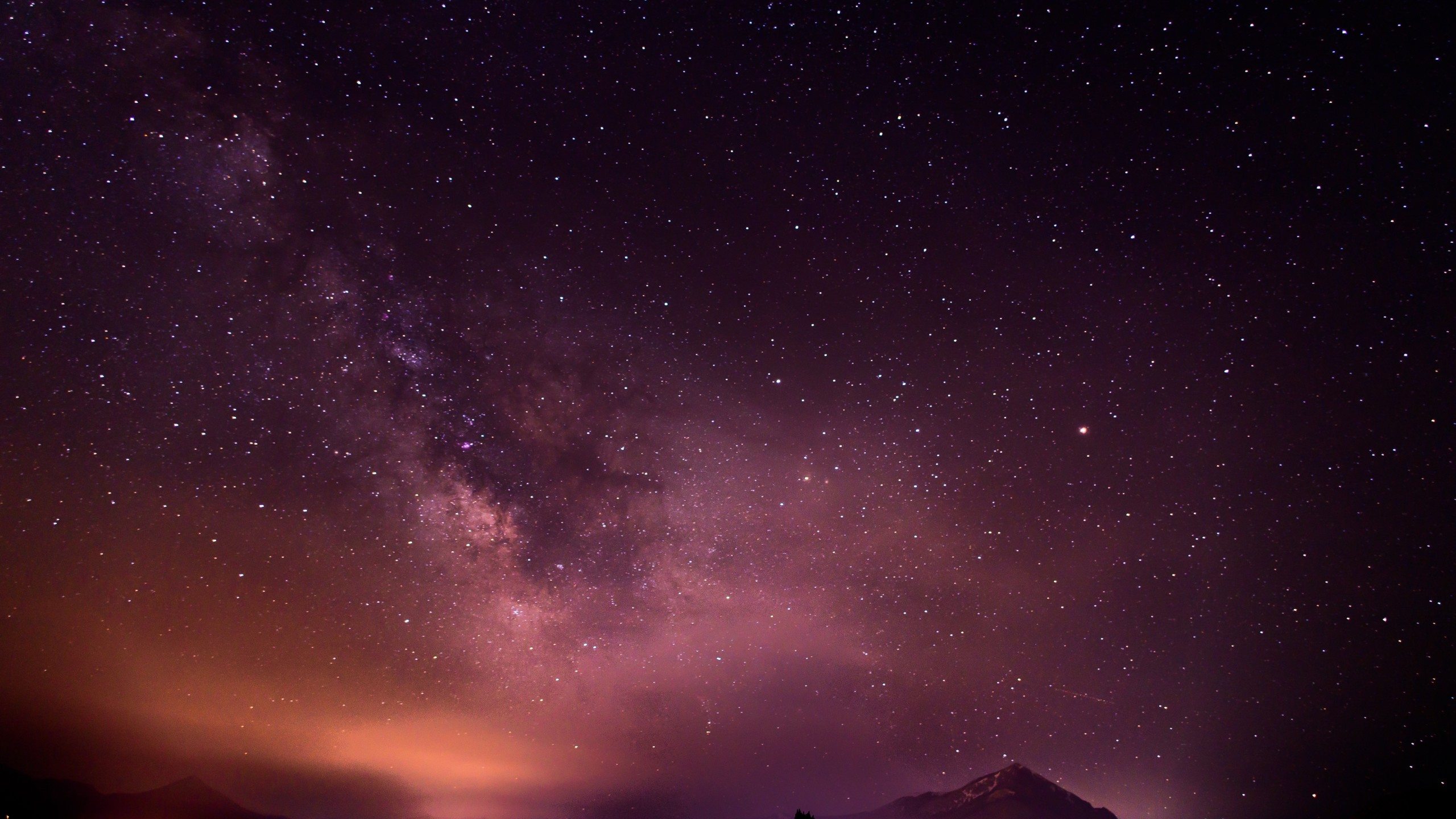 スター壁紙ダウンロード,空,雰囲気,紫の,夜,星