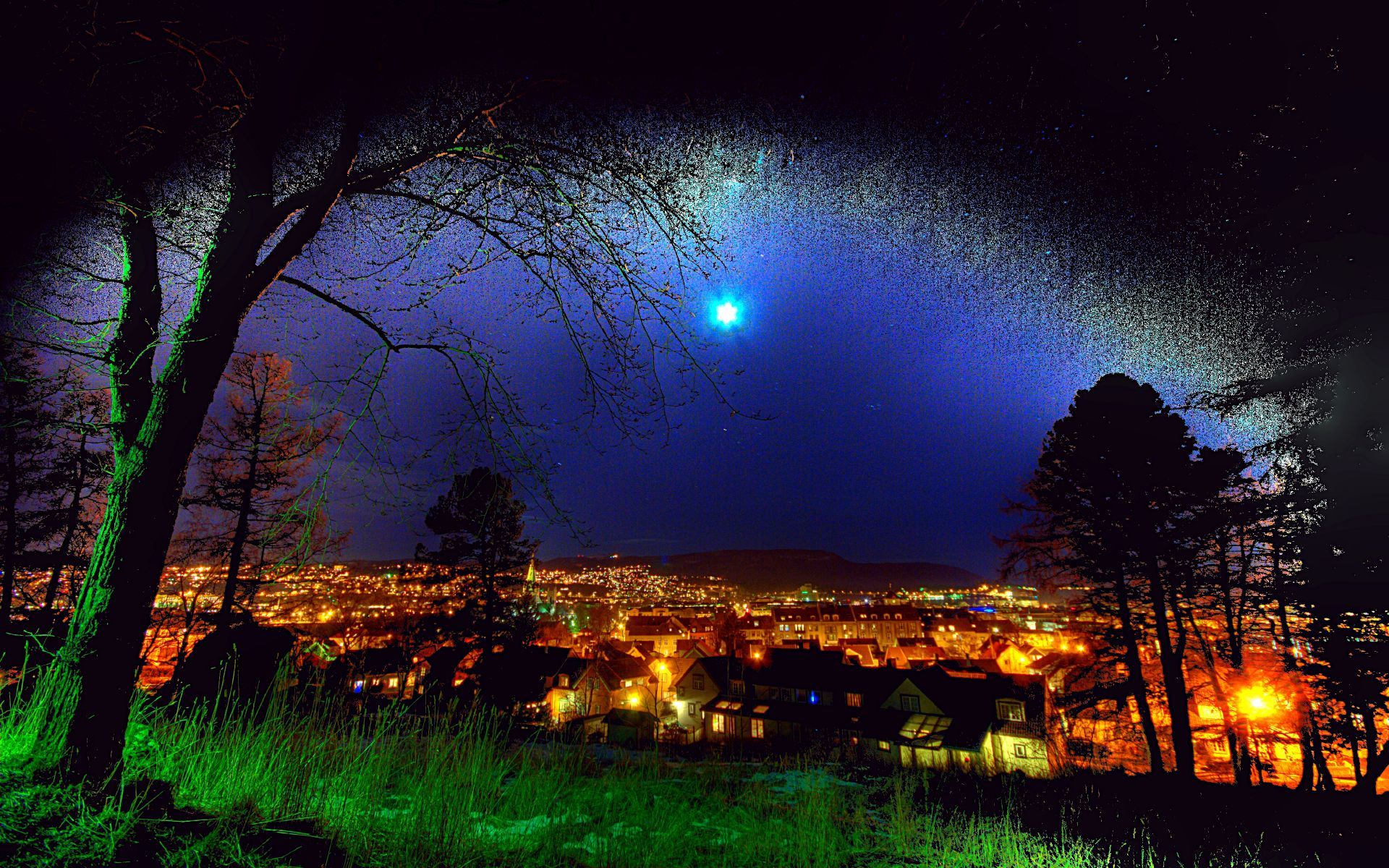 bella carta da parati notturna,cielo,natura,notte,paesaggio naturale,leggero