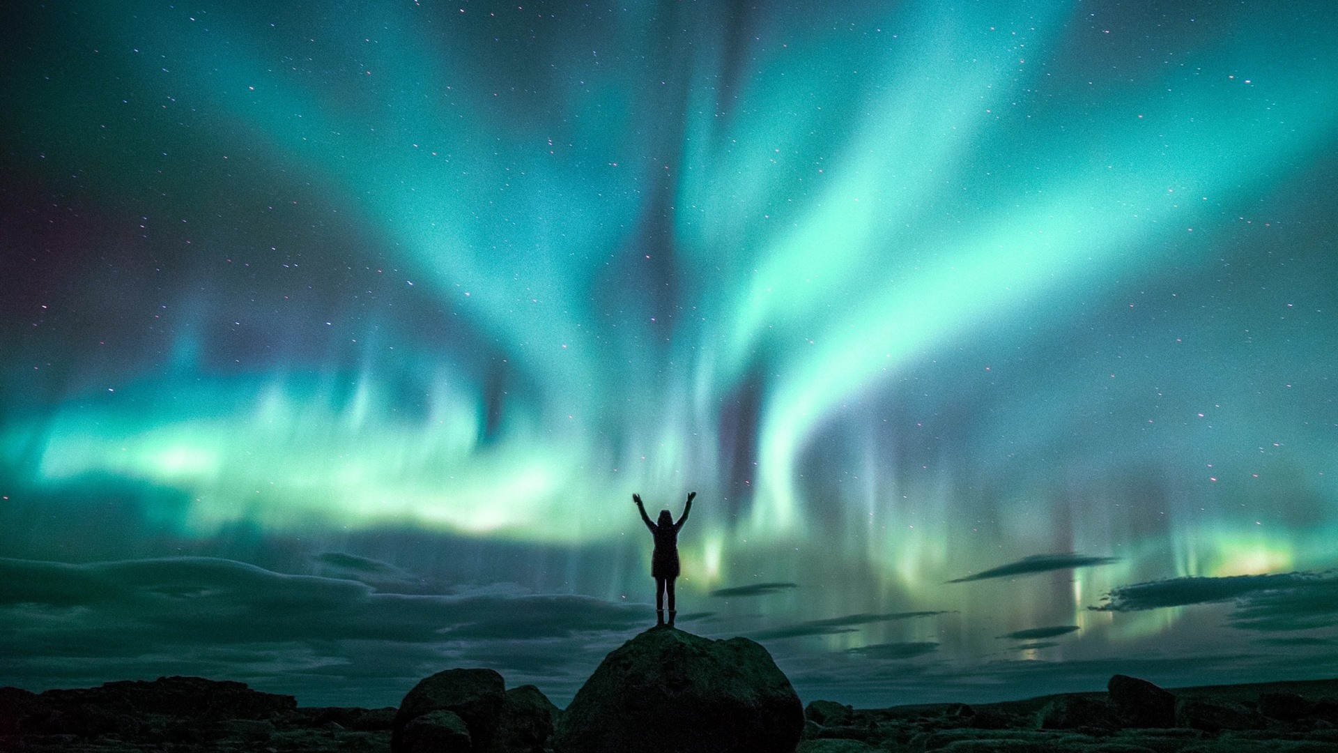 bella carta da parati notturna,aurora,cielo,natura,atmosfera,spazio