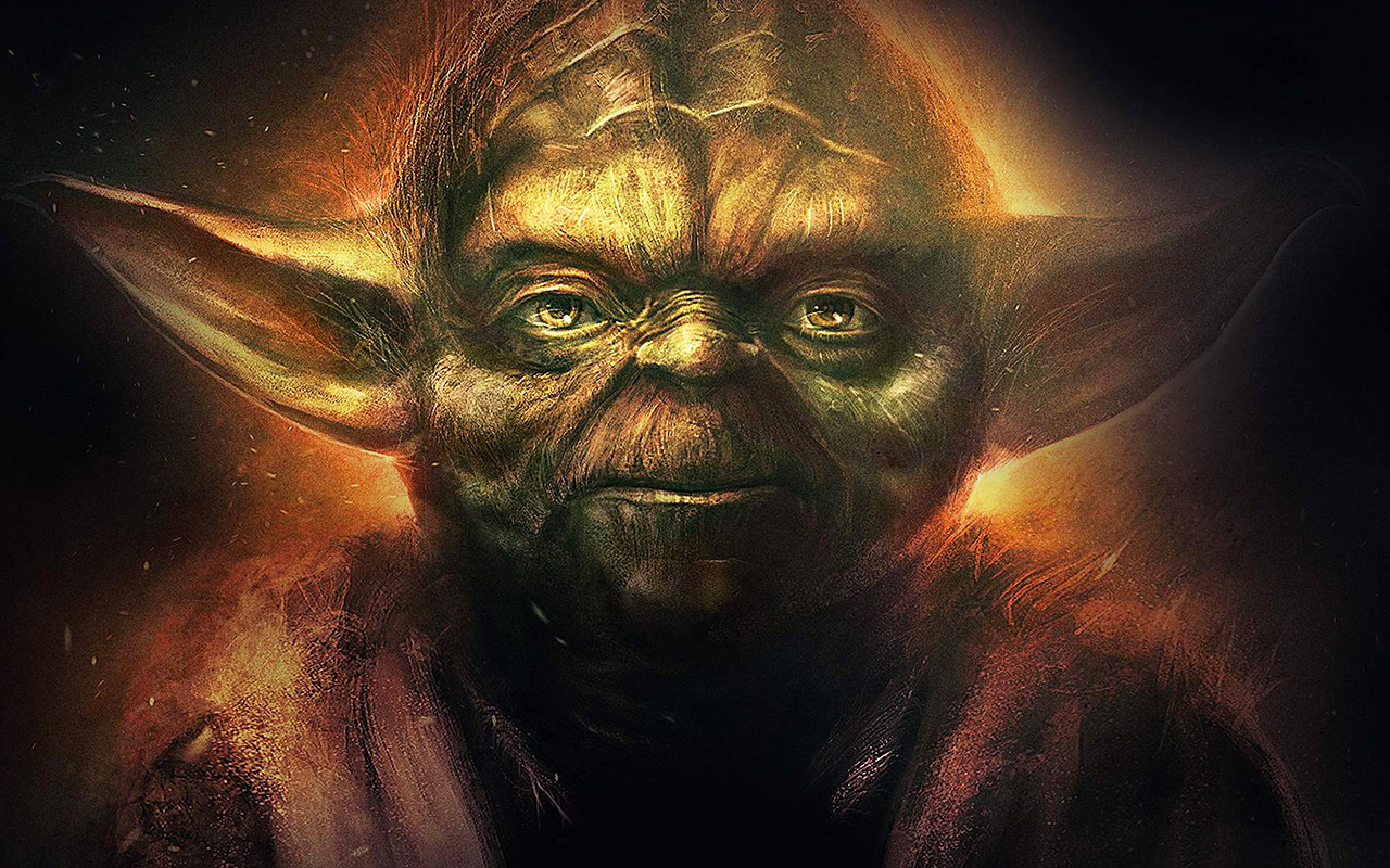 fond d'écran star de cinéma,yoda,personnage fictif,démon,illustration