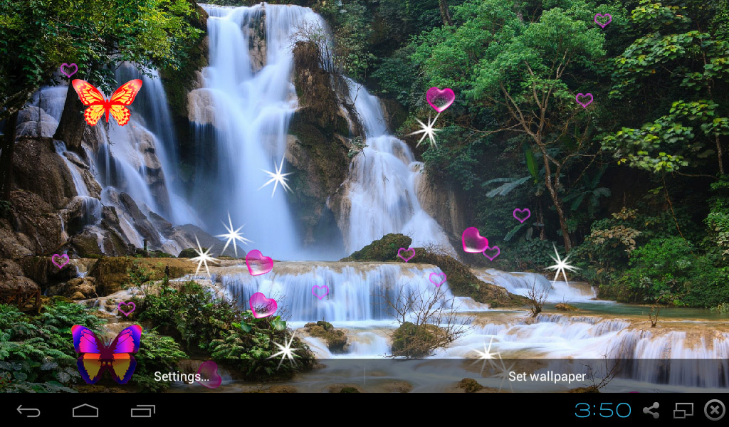 amazon 3d wallpaper,waterfall,natural landscape,water resources,nature