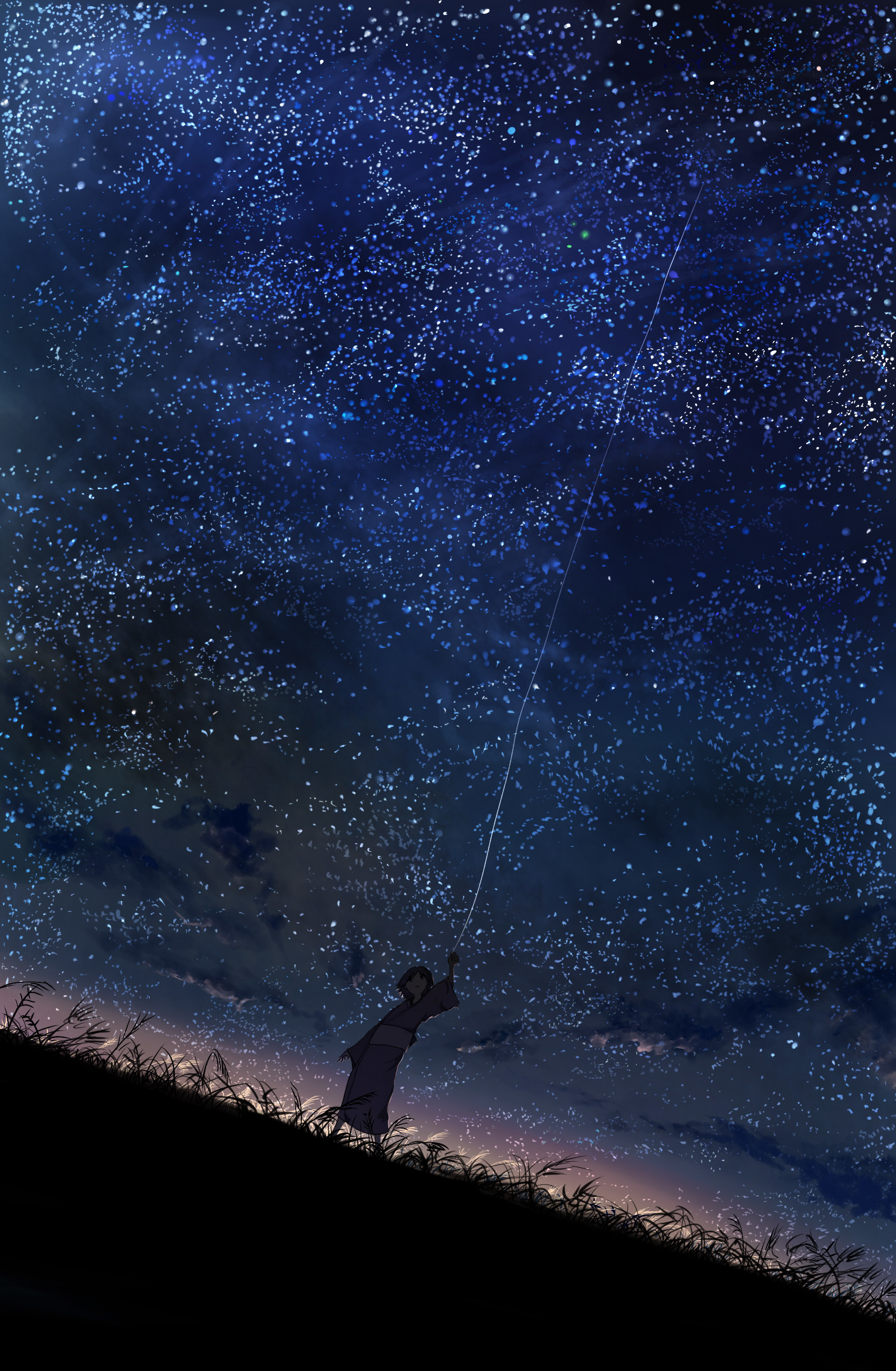 夜空の星の壁紙,空,雰囲気,夜,天体,スペース