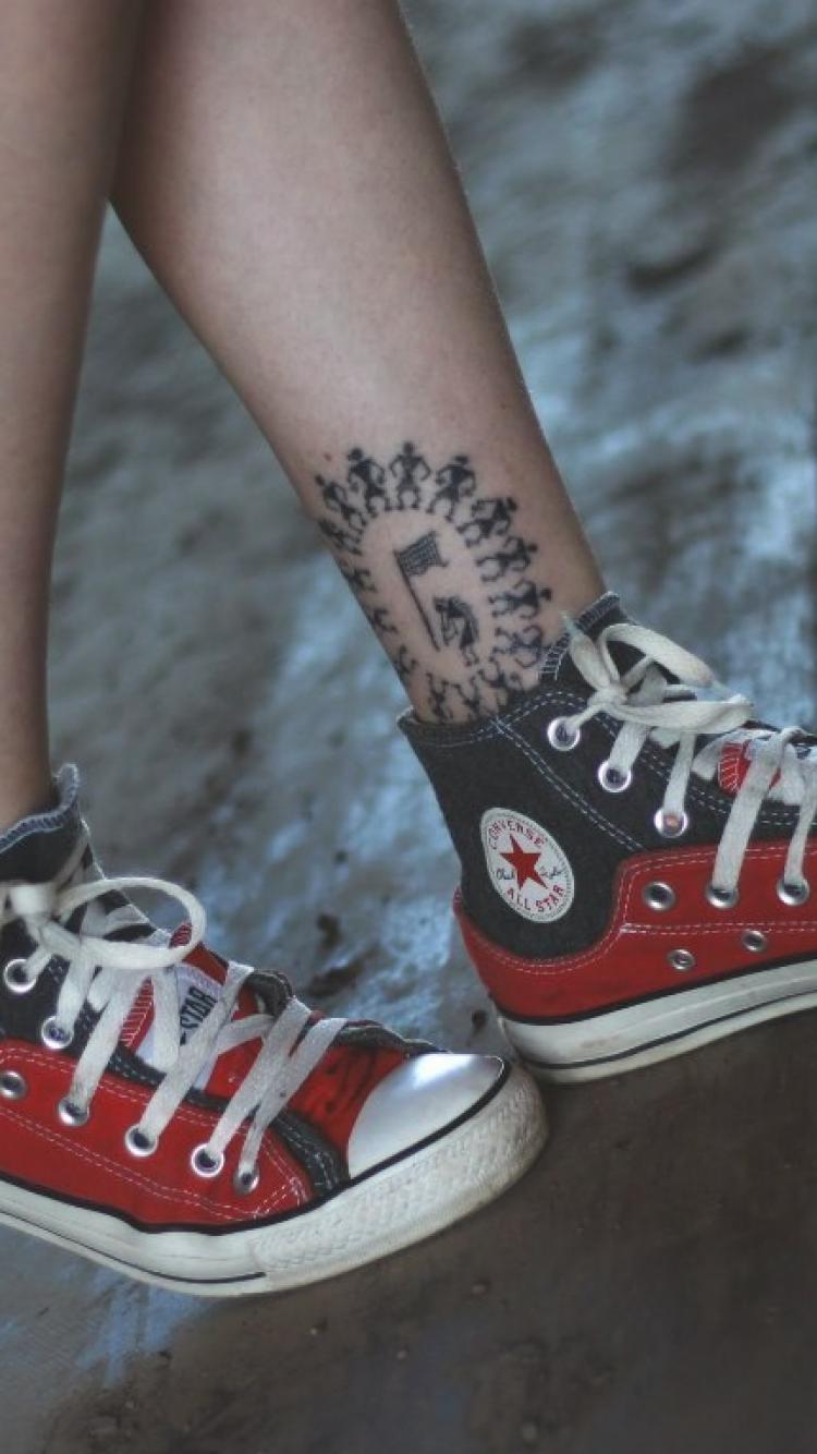 all star wallpaper,calzado,zapato,frio,pierna humana,tatuaje