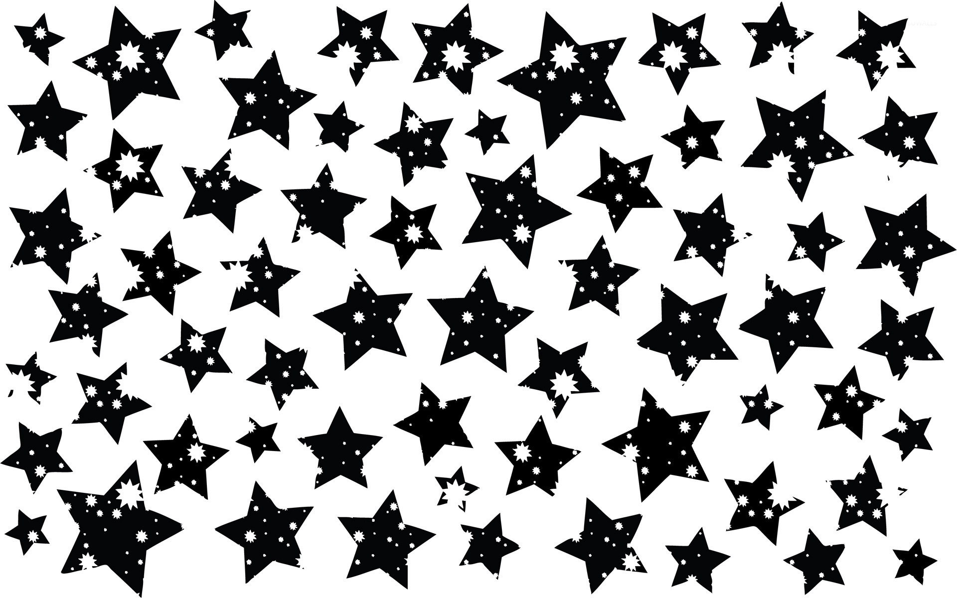 黒と白の星の壁紙,パターン,黒と白,設計,図,スタイル