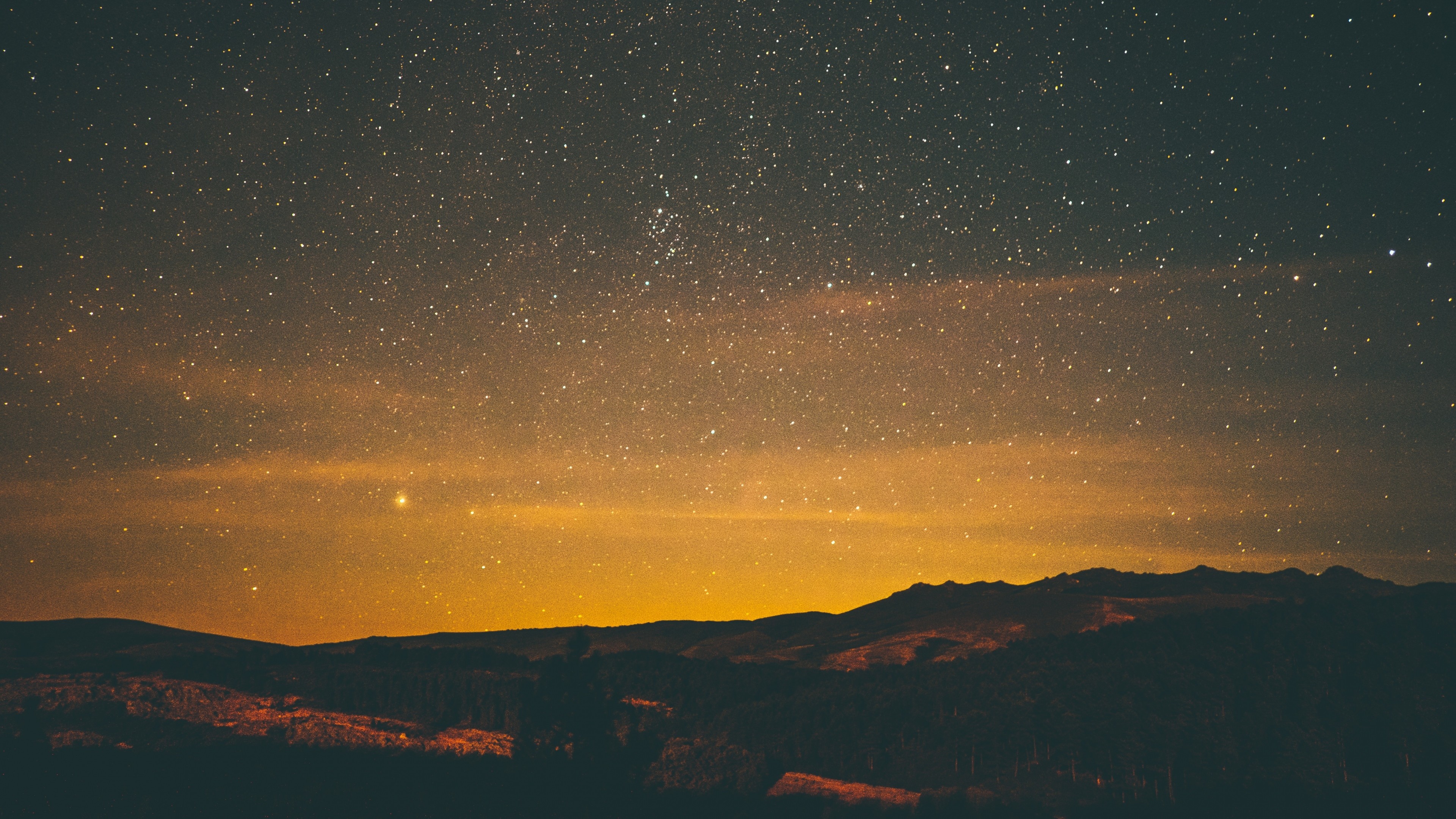large star wallpaper,sky,horizon,night,cloud,atmosphere
