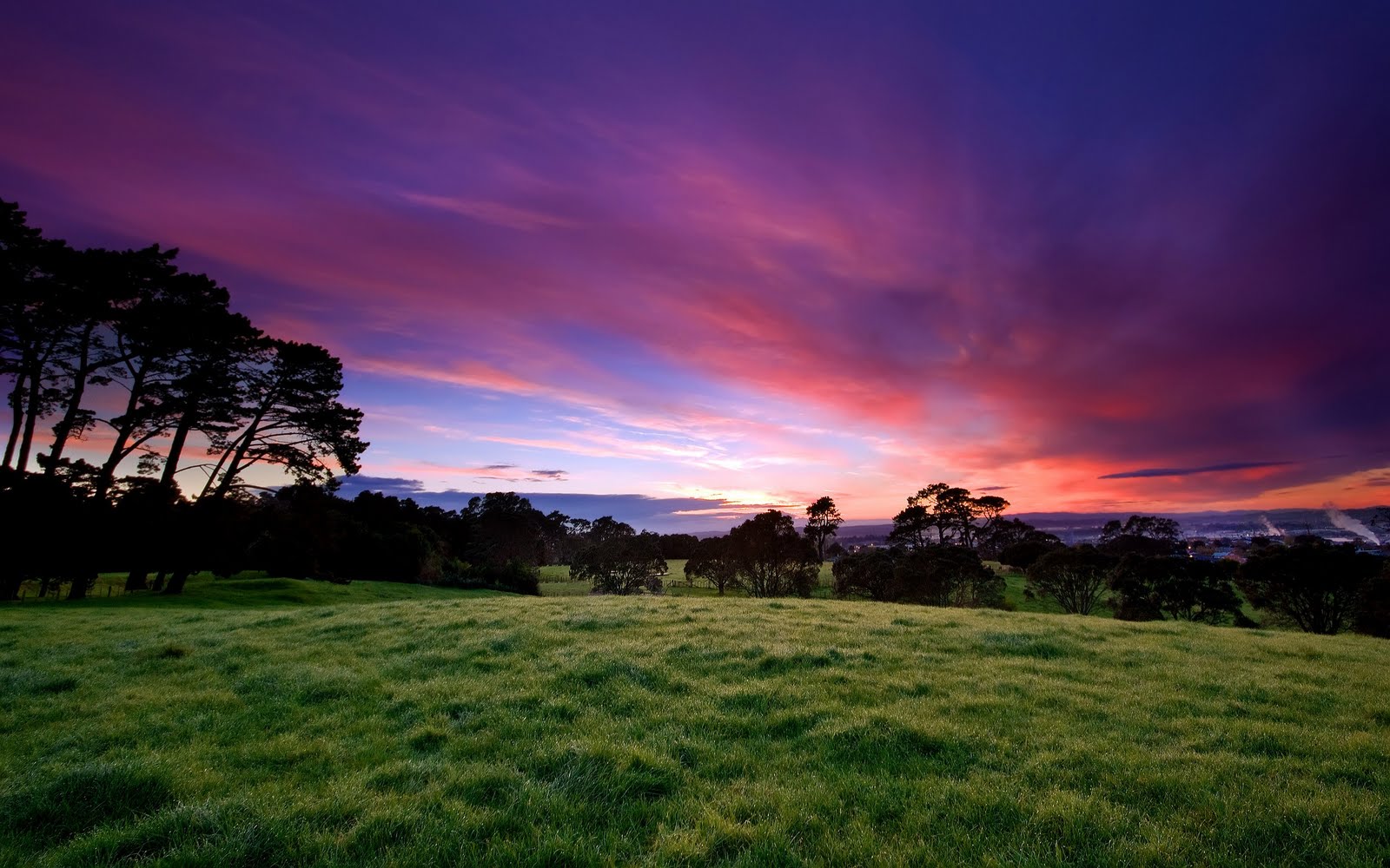 tapete natur hd widescreen,himmel,natürliche landschaft,natur,wolke,sonnenuntergang