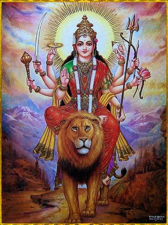 mata rani ke wallpaper,painting,lion,art,mythology,felidae