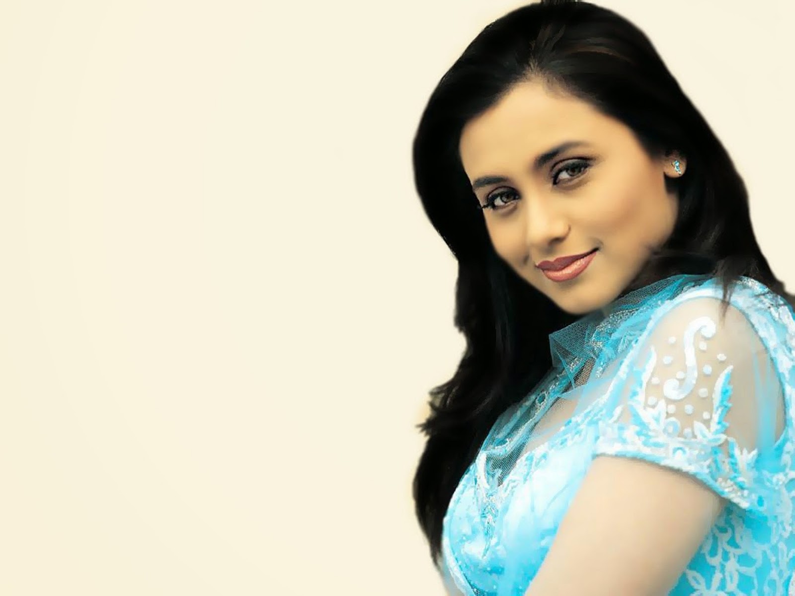 rani mukherjee photo wallpaper,hair,blue,beauty,hairstyle,black hair