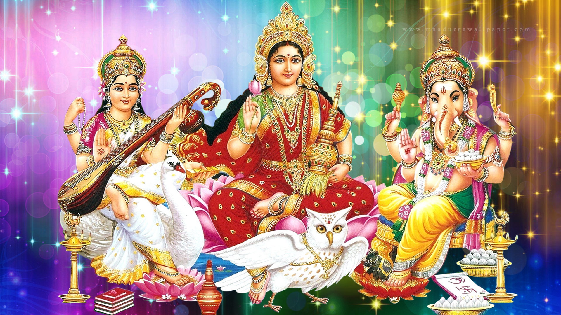 lakshmi mata wallpaper,hindu temple,veena,temple,place of worship,guru