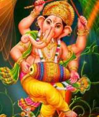 vinayagar live wallpaper,veena,guru,art,painting,mythology