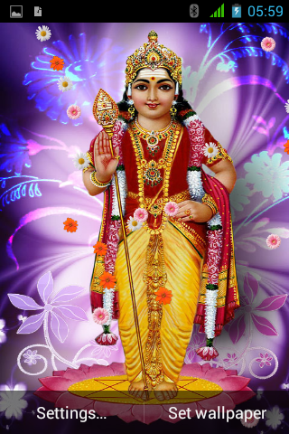 god murugan live wallpaper,magenta,sari